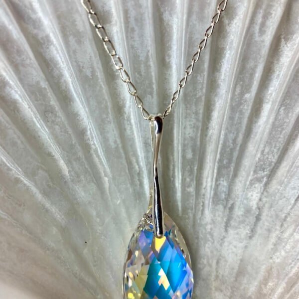 Orca Legady jewelry, Crystal Shimmer Drop Necklace