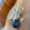 Orca Legacy jewelry, Ocean Sparkle Drop Necklace