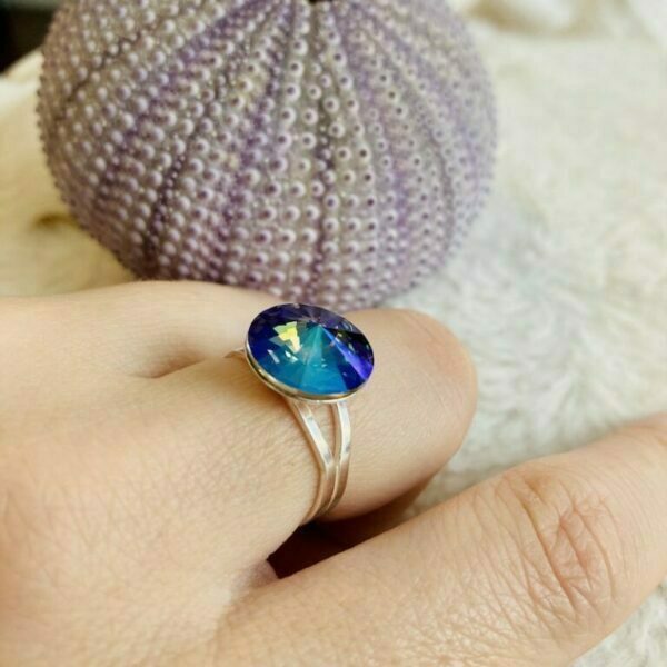 orca legacy deep blue ocean ring