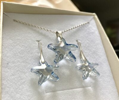 Morning Blue Starfish Necklace