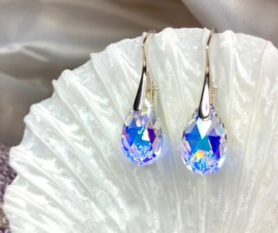 Crystal Shimmer Drop earrings