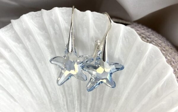 Orca legacy, Morning Blue Starfish Earrings, Orca Legacy