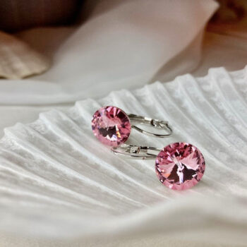 Pink Aurora Rivoli Earrings