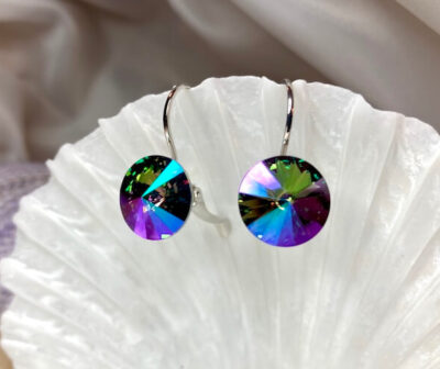 Deep Ocean Rivoli Earrings