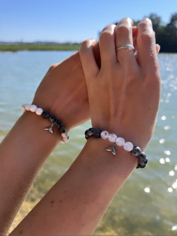 orca and beluga bracelets