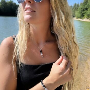 Orca Whale Tail Necklace