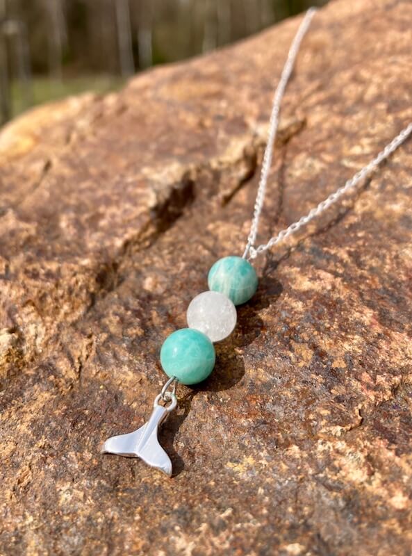 Whale Tail Ocean Necklace