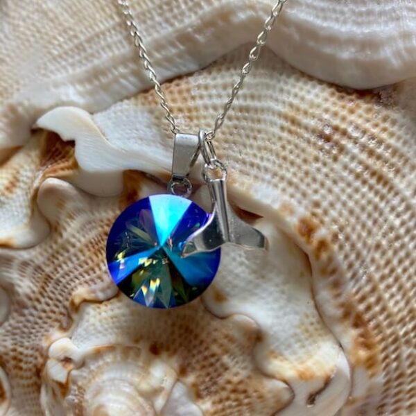 Swarovski whale tail