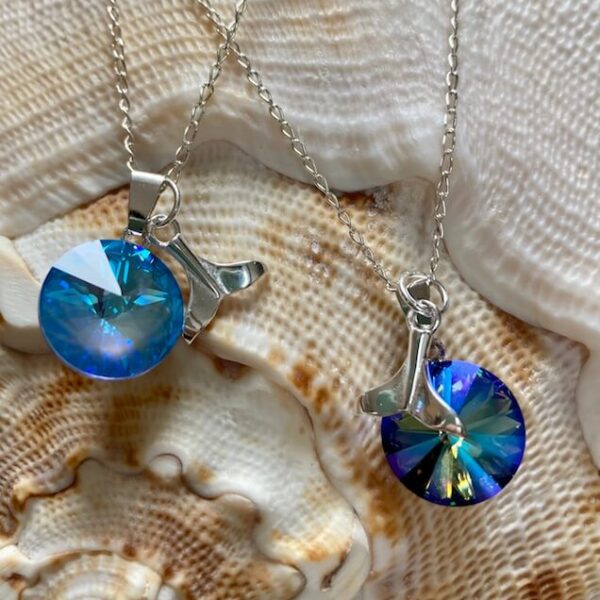 Swarovski Whale Tail necklace