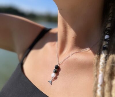 Orca Whale Tail Necklace