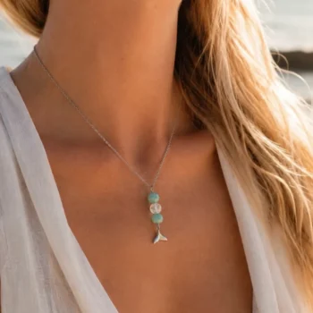 Ocean Whale Tail Necklace