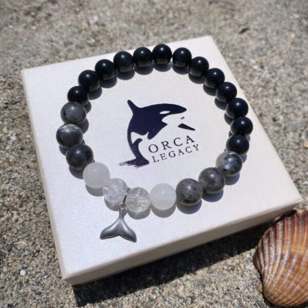 orca whale tail bracelet by orca legacy