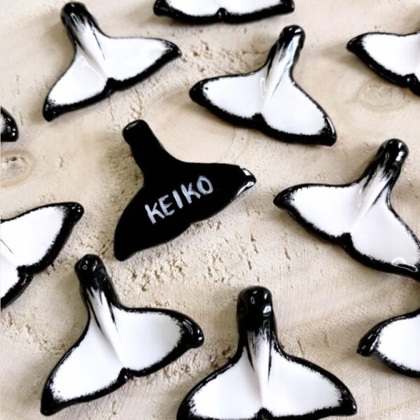 Keiko tail necklace, free willy pendant