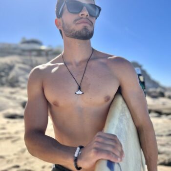 Orca tail pendant - custom orca name