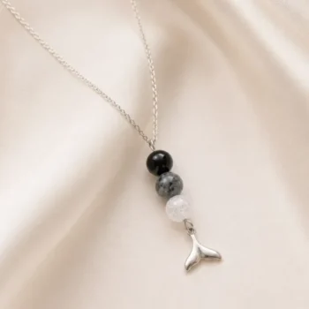 Orca Whale Tail Necklace