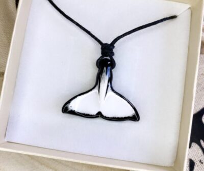 Orca Tail Necklace - Killer whale flukes
