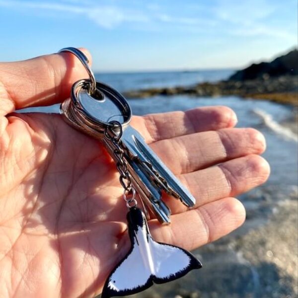Orca tail keychain by orca legacy