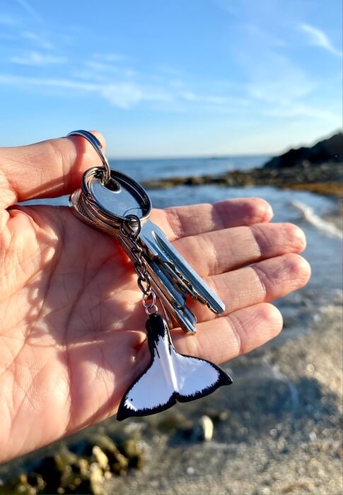 Orca tail keychain by orca legacy