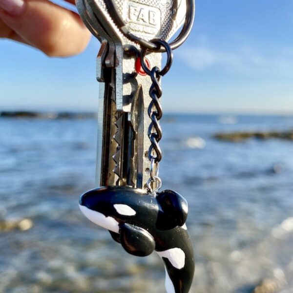 Orca Keyring Keychain Keiko