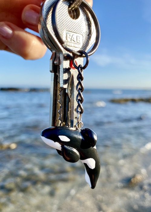 Orca Keyring Keychain Keiko