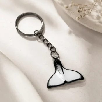 Orca Tail Keyring