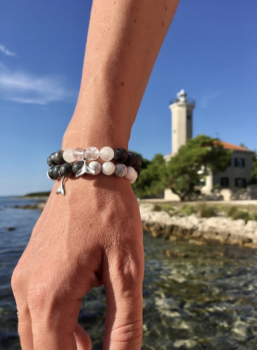 beluga bracelet and orca bracelet by orca legacy