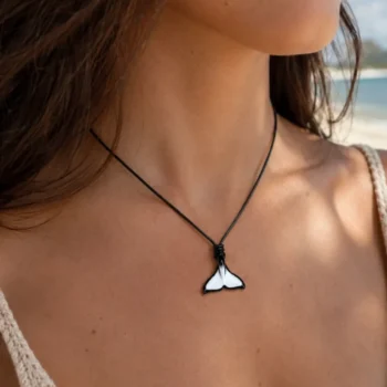 Orca Calf Tail Pendant