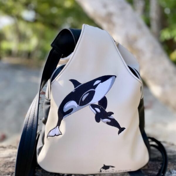 orca whale back pack orca legacy orque ballena accessories