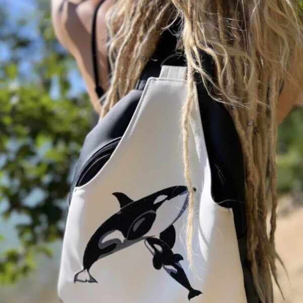 orca whale backpack