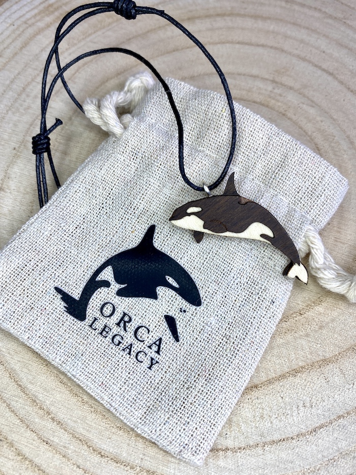Orca necklace orca pendant tokitae