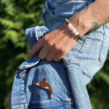 Orca set - Necklace, Earrings & Pin