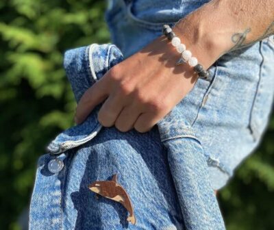 Orca set - Necklace, Earrings & Pin