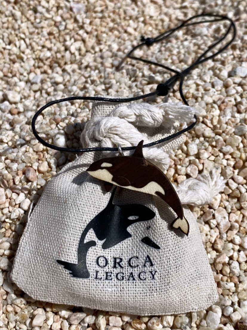 orca whale pendant gift