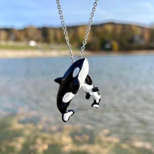 Orca necklace