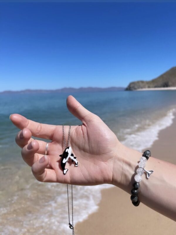 Killer whale necklace, orca bracelet, orca whale jewelry