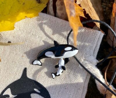 Orca Pendant - Family bond