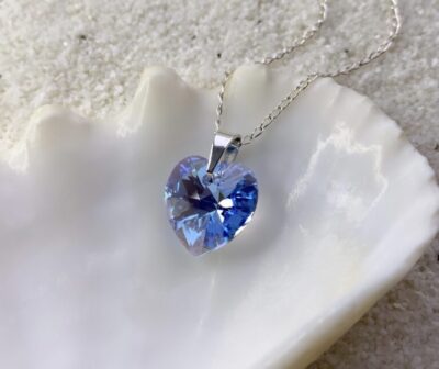 Icy Sapphire Necklace
