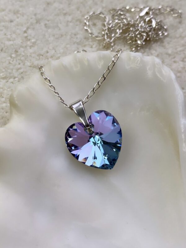 Aurora borealis swarovski necklace