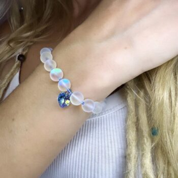 Icy Sapphire Moonstone bracelet