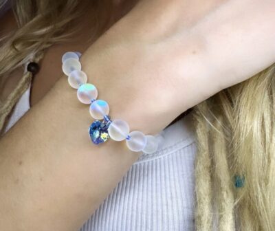 Icy Sapphire Moonstone bracelet