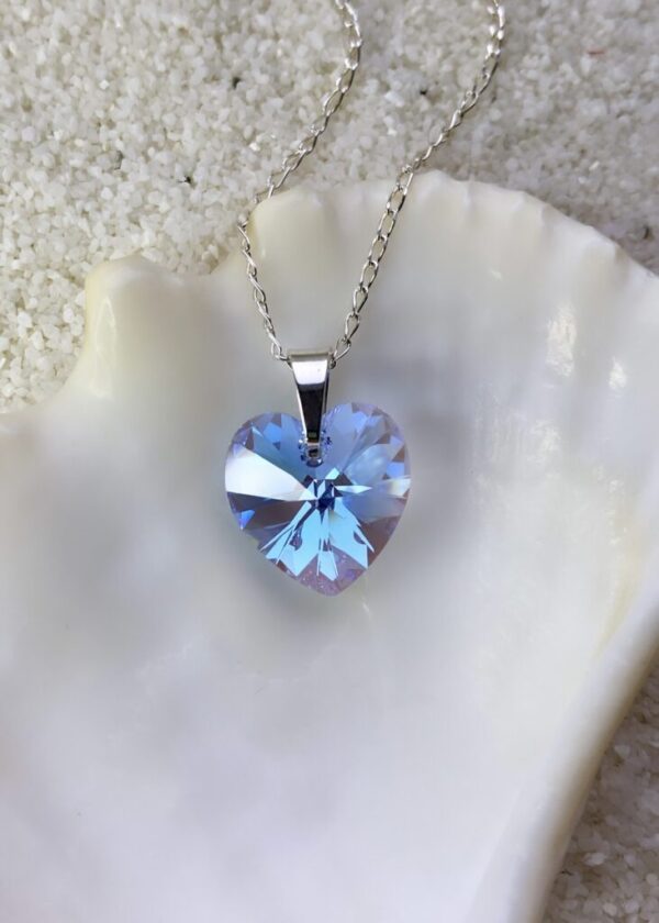 icy sapphire necklace