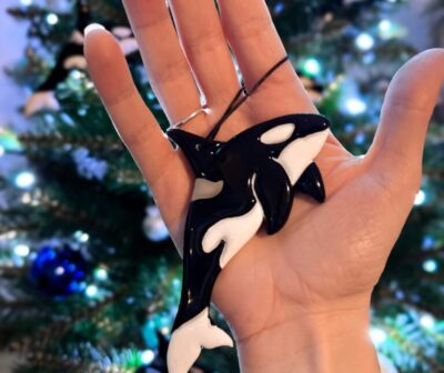 orca christmas ornament