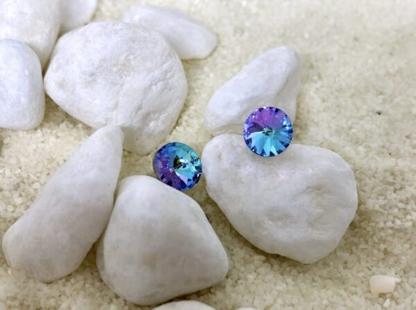 Aurora borealis earrings