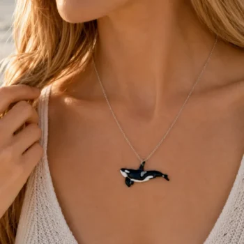 Orca necklace