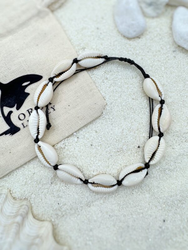 shell anklet beach vibe