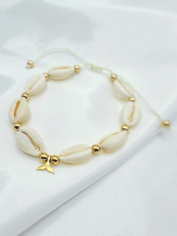 whale shell anklet